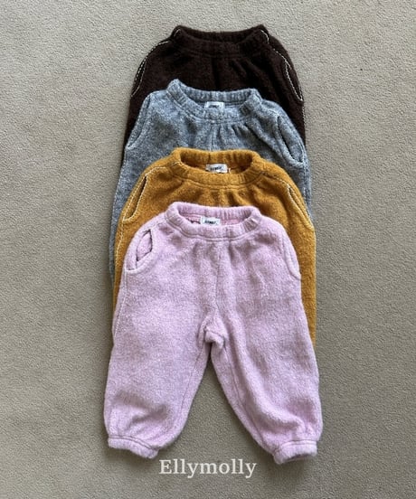 23[予約]ELLYMOLLY fuzzy hug jogger pants