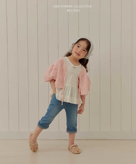54[予約]melikey capri denim pants
