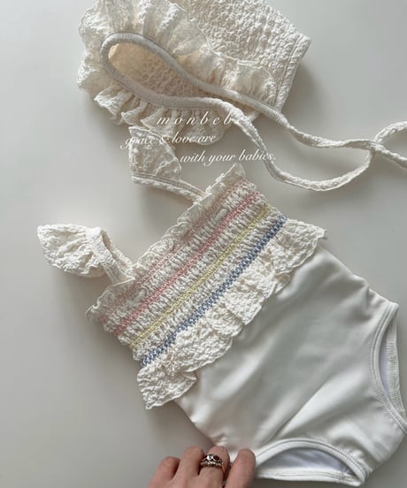 116[予約]monbebe pinkle swimsuit