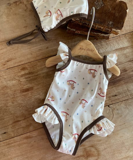40[予約]anneshirley swim suit(hat set)
