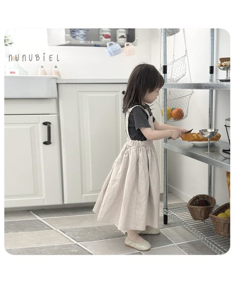 72[予約]nunubiel ribbed frill t-shirts
