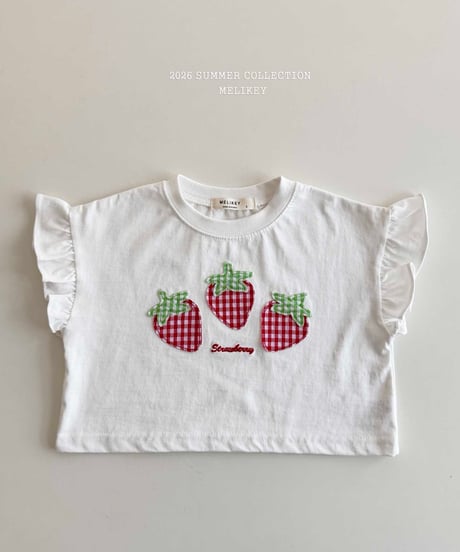 3[予約]melikey strawberry patch t