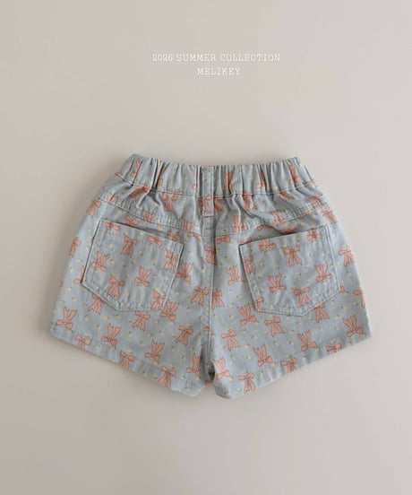 42[予約]melikey colored ribbon shorts