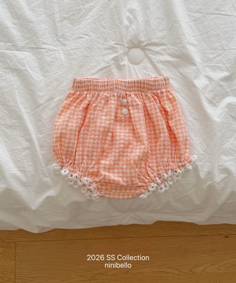103[予約]ninibello sour lace bloomers(baby)