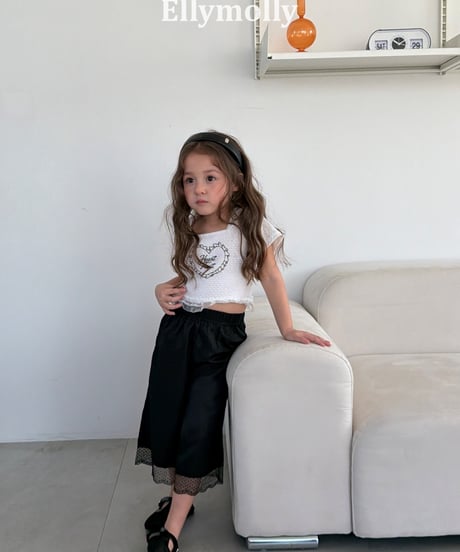 14[予約]ELLYMOLLY powder lace t