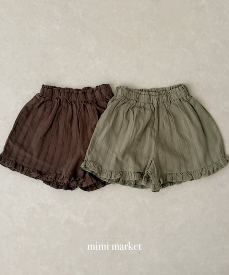 16[予約]mimi market frill shorts