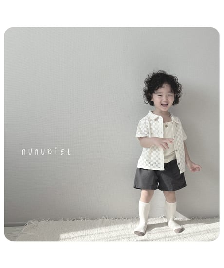 33[予約]nunubiel quadrangle shirts