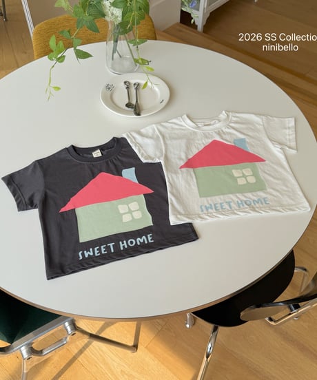 11[予約]ninibello sweet home short sleeve tee