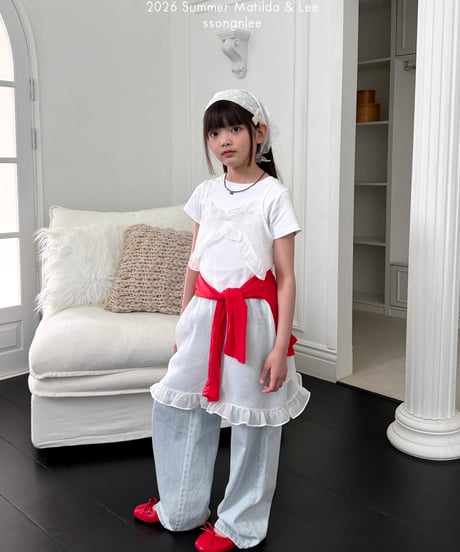 80[予約]matilda&lee see through frill ops