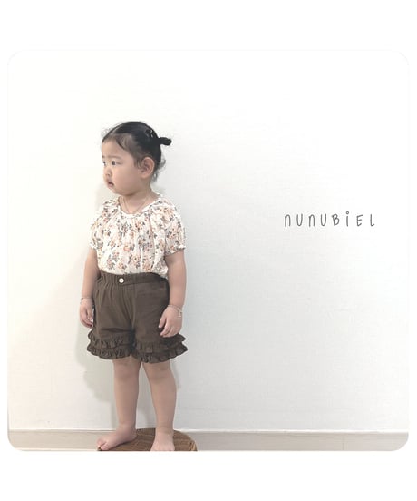 30[予約]nunubiel blossom blouse