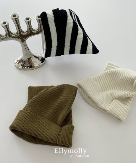 114[予約] ELLYMOLLY elly square beanie