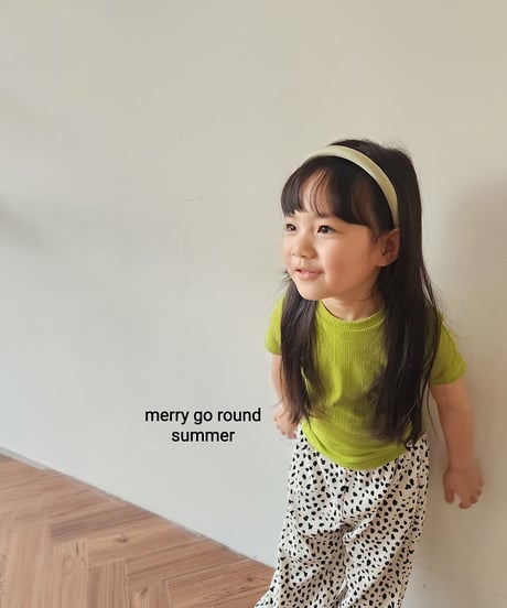 12[予約]merry go round soft short sleeve tee