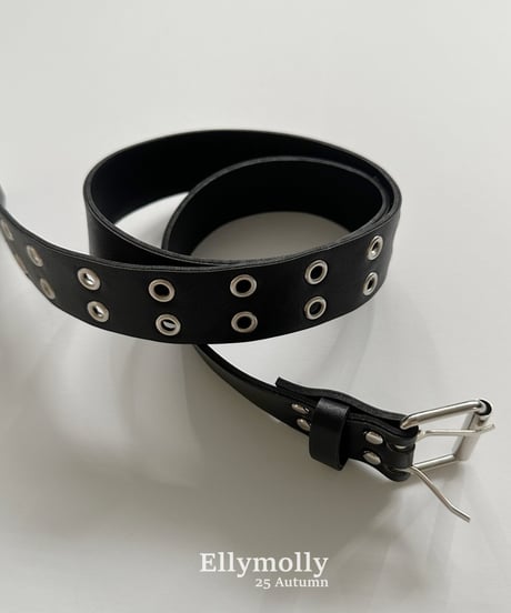 118[予約]送料無料 ELLYMOLLY two line king belt