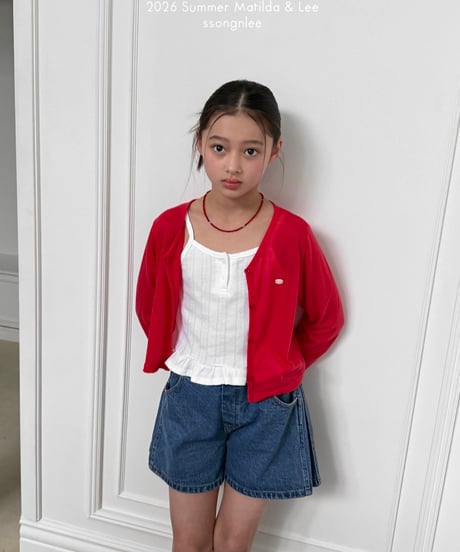 4[予約]matilda&lee frill camisole
