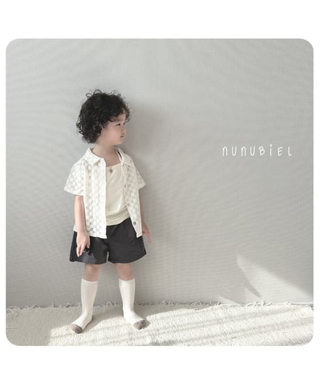 33[予約]nunubiel quadrangle shirts
