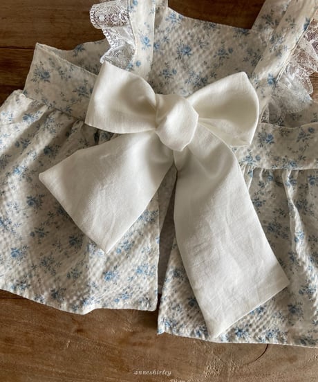 6[予約]anneshirley flower ribbon blouse set