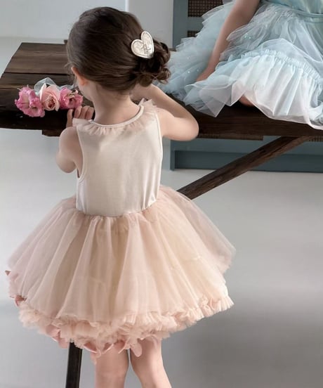 2[予約]aiai cream ballerina dress