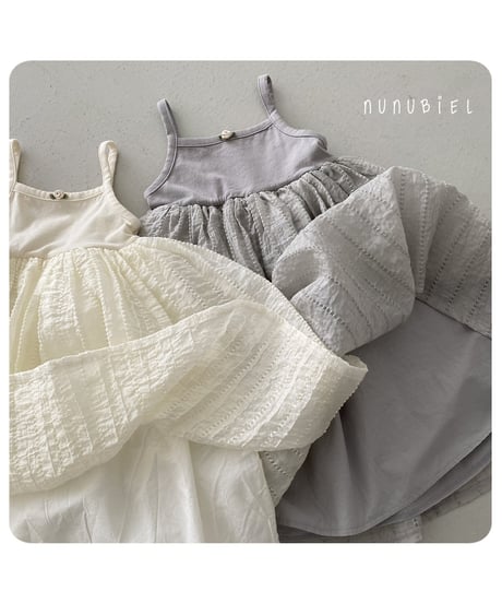 39[予約]nunubiel rose dress