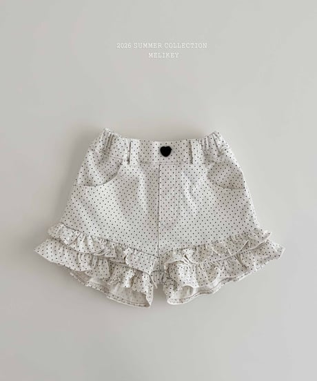 43[予約]melikey tutu frill shorts