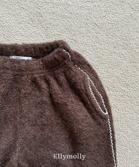 23[予約]ELLYMOLLY fuzzy hug jogger pants