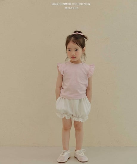 59[予約]melikey macaron frill t-shirt