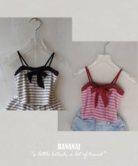 18[予約]BANANAJ pippi ribbon top