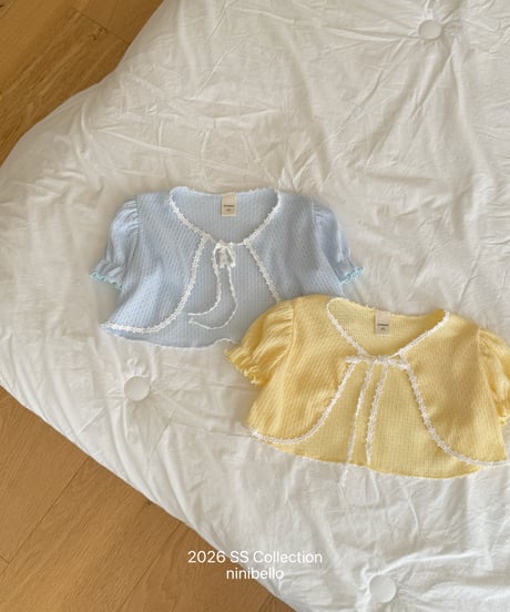 26[予約]ninibello margaret puff cardigan