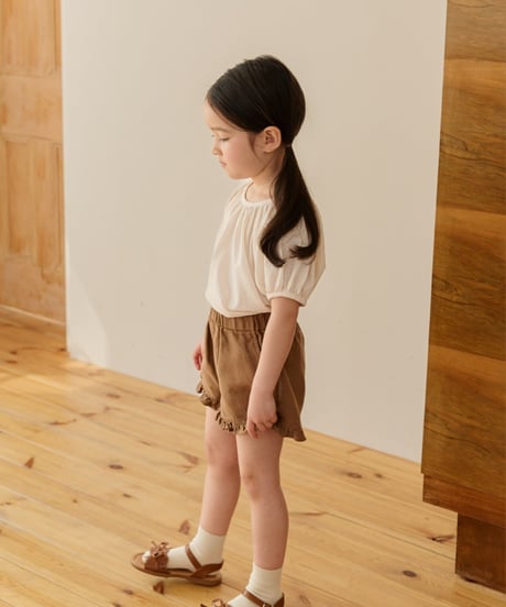 17[予約]mon Atelier summer frill shorts