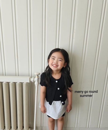 20[予約]merry go round short sleeve cardigan set
