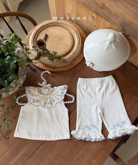 10[予約]marron ribbon set up(XS-L)