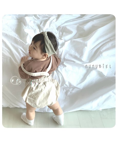 69[予約]nunubiel bebe smile t-shirt