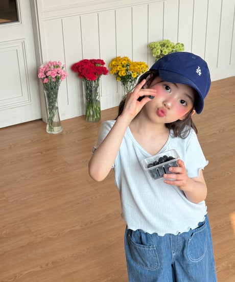 5[予約]ninibello mellow eyelet tee