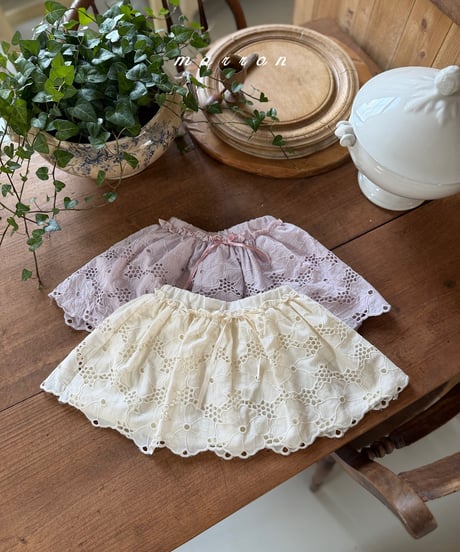 25[予約]marron lilac skirt(XS-L)