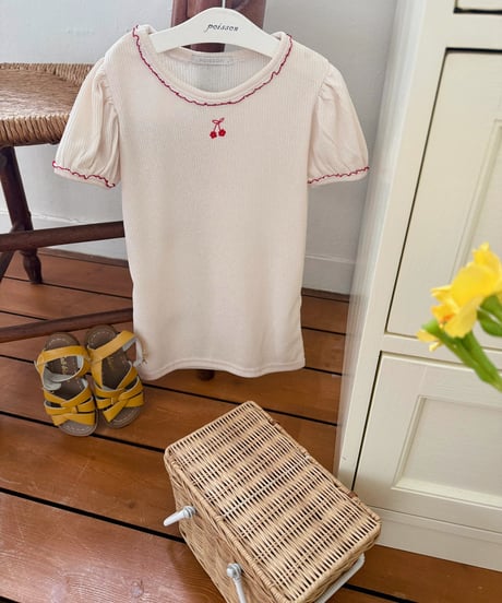 5[予約]poisson cherry puff tee