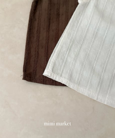 15[予約]mimi market sleeveless collar blouse