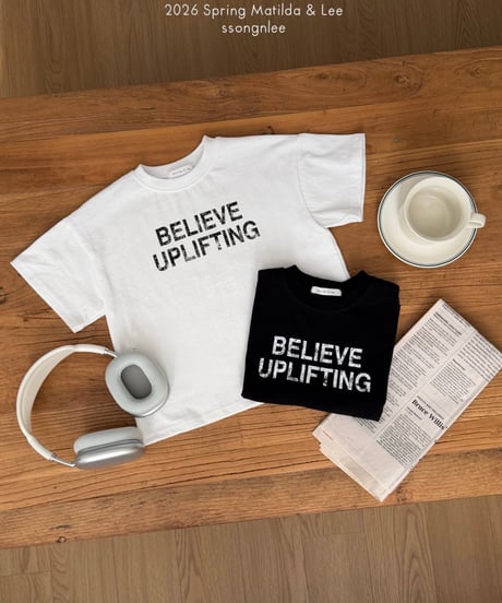 28[予約]matilda&lee believe short sleeve tee