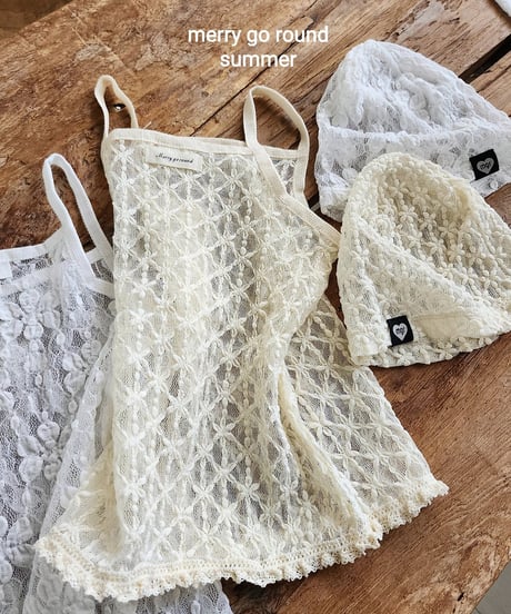 10[予約]merry go round lace long sleeveless