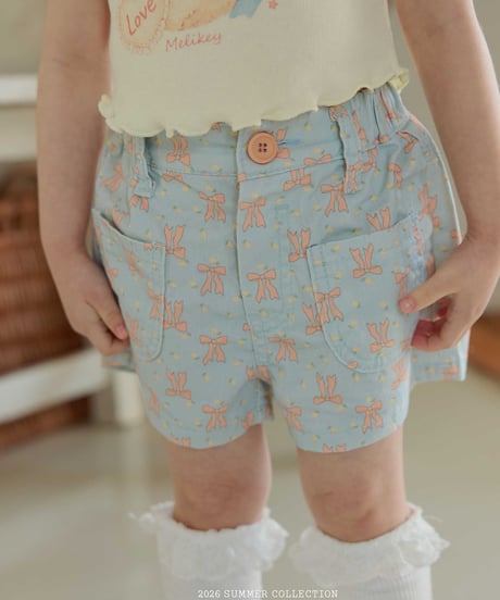42[予約]melikey colored ribbon shorts
