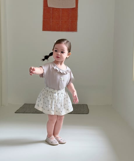 46[予約]mydaughter lilac bloom two-piece set