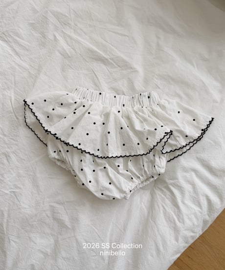 108[予約]ninibello bubble pop skirt bloomer(baby)