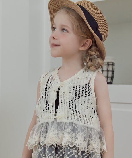 21[予約]Roa pure lace vest