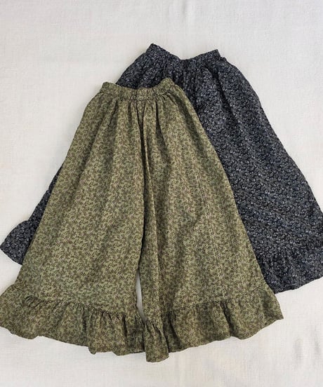 20[予約]mon Atelier flora frill pants