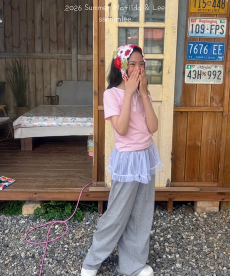 58[予約]matilda&lee lace wide pants