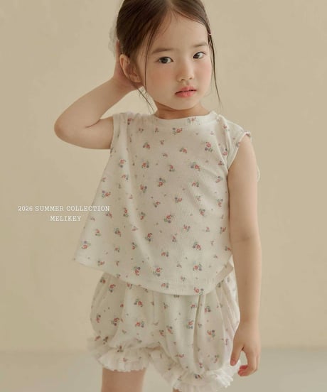 61[予約]melikey dindin frill sleveless t-shirt