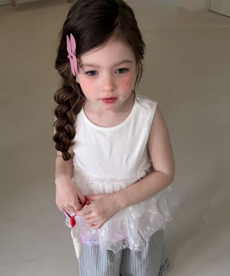 81[予約]aiai sugar tiered lace t-shirt