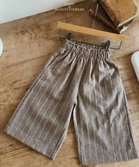 5[予約]elov&monpetitbebe linen wide pants