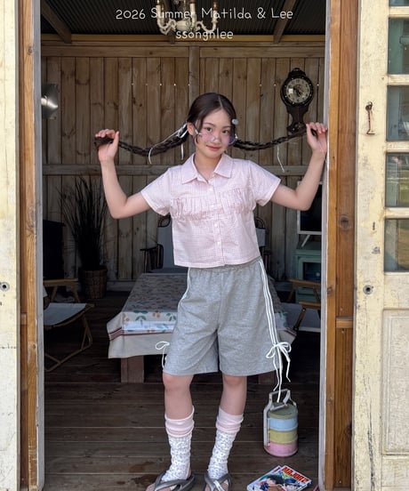 65[予約]matilda&lee 4 line ribbon pants