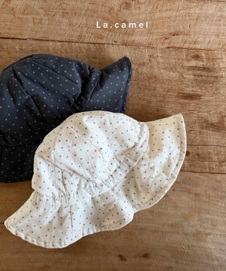 12[予約]La.camel clover hat