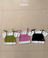 8[予約]jujua layered t-shirt