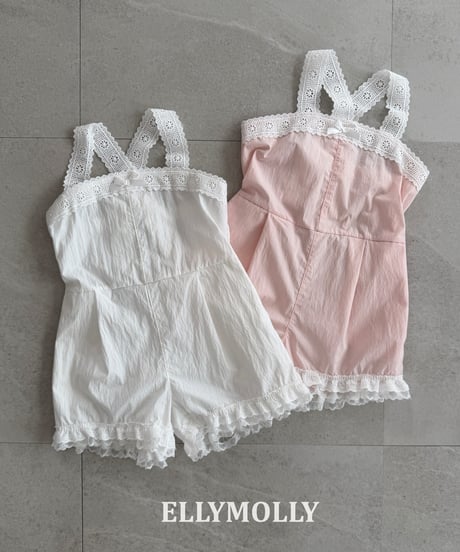 39[予約]ELLYMOLLY pure lace jumpsuit